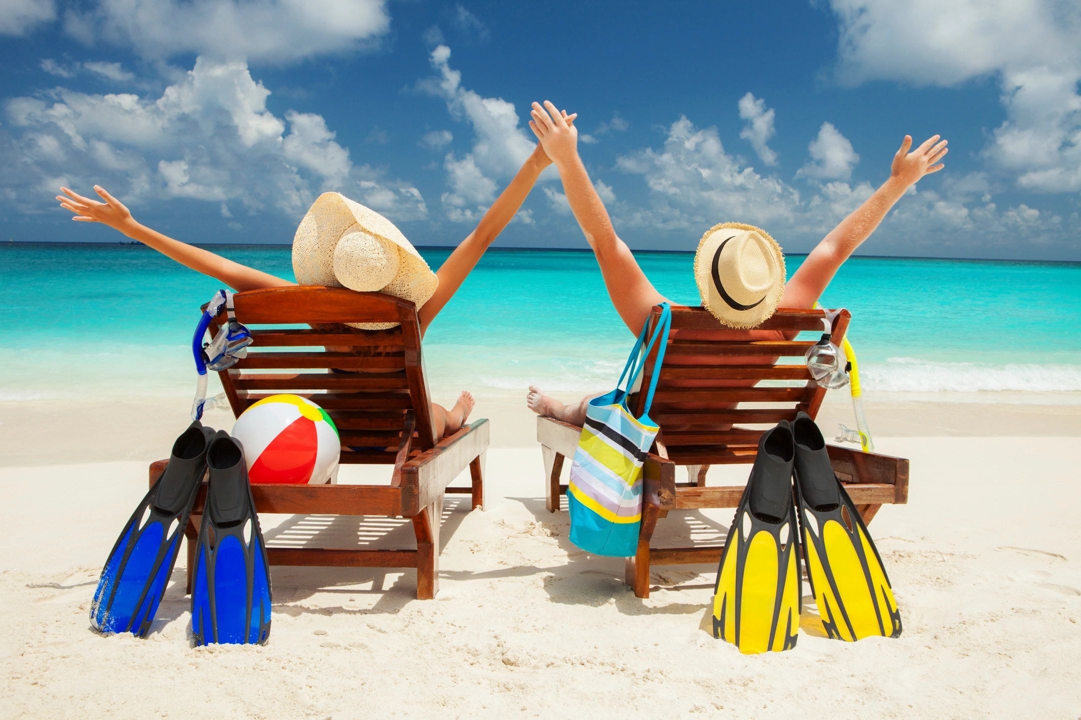 Tropical beach vacation photo